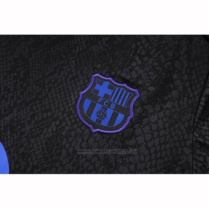 Chandal del Barcelona Manga Corta 2025-2026 Negro - Pantalon Corto